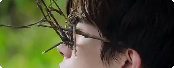 易烊千玺树枝眼镜 易烊千玺的树枝眼镜也太会整活了！鸟巢既视感自带萌点，戴在脸上清