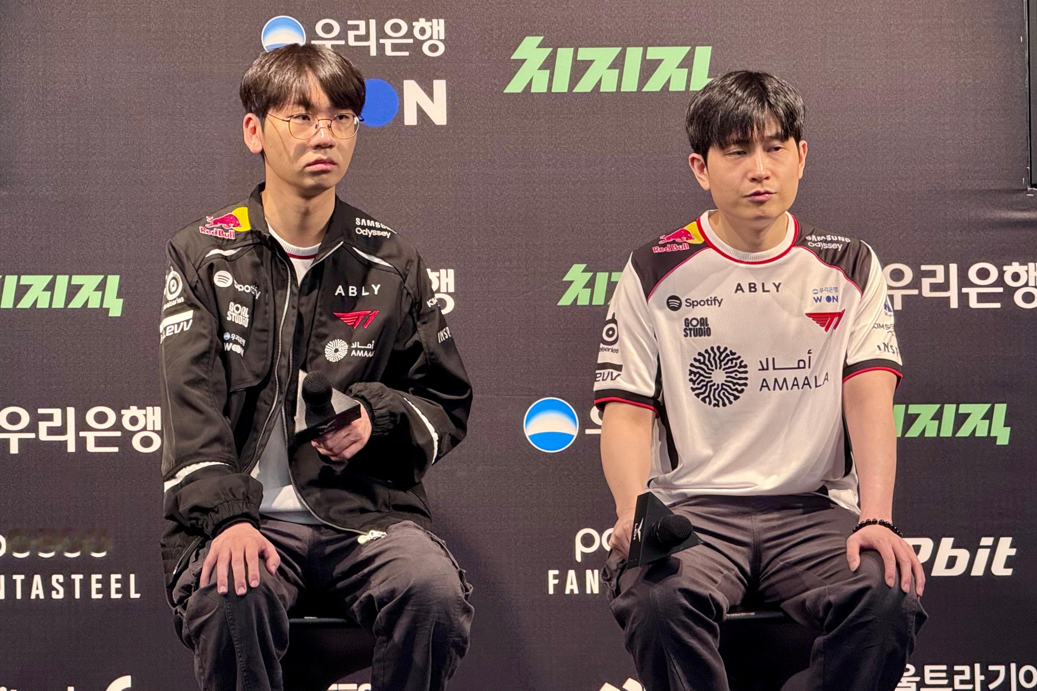 T1的代理监督Tom和上单选手Doran接受赛后胜者采访lck大轮换时代dns更