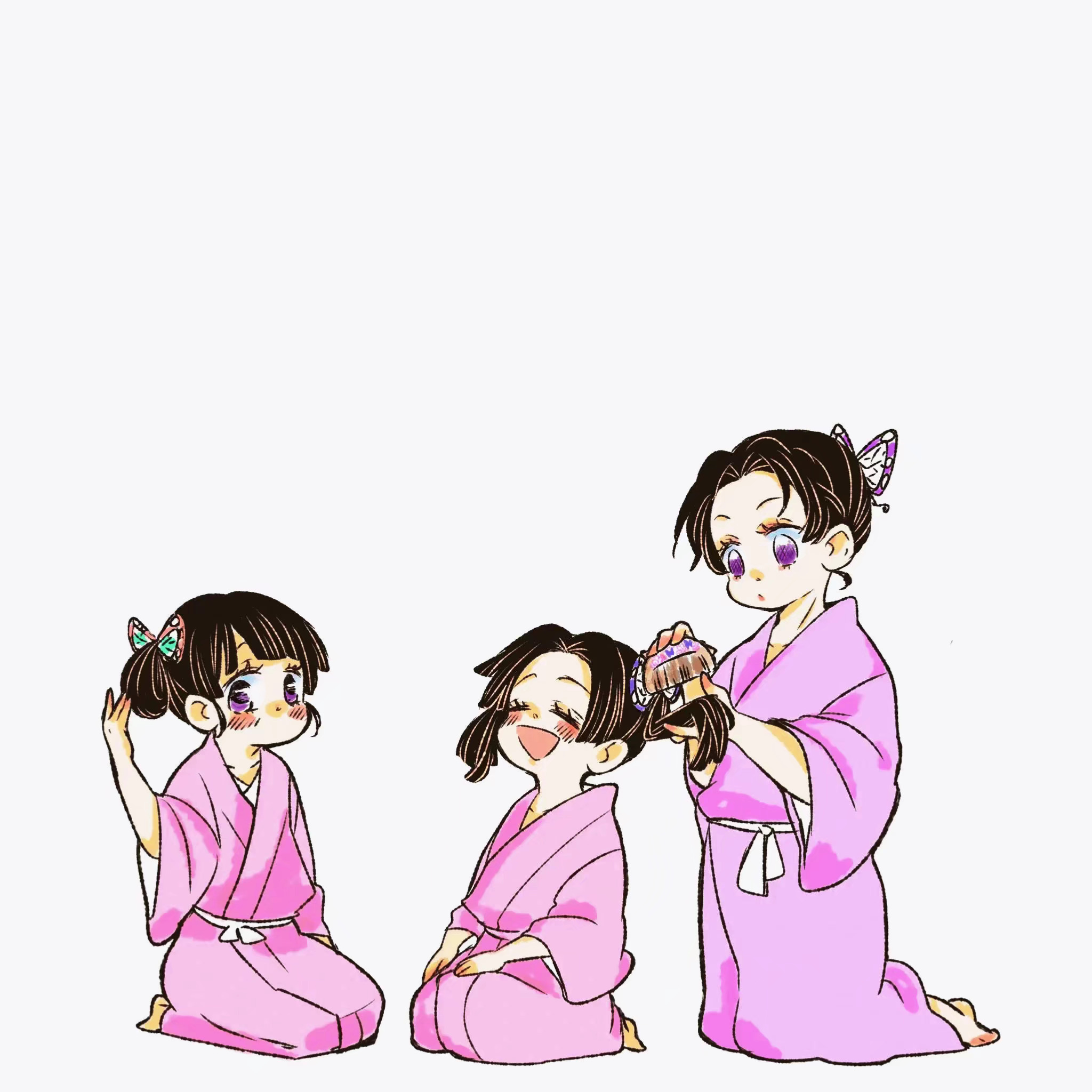 鬼灭之刃 一些QQ人 