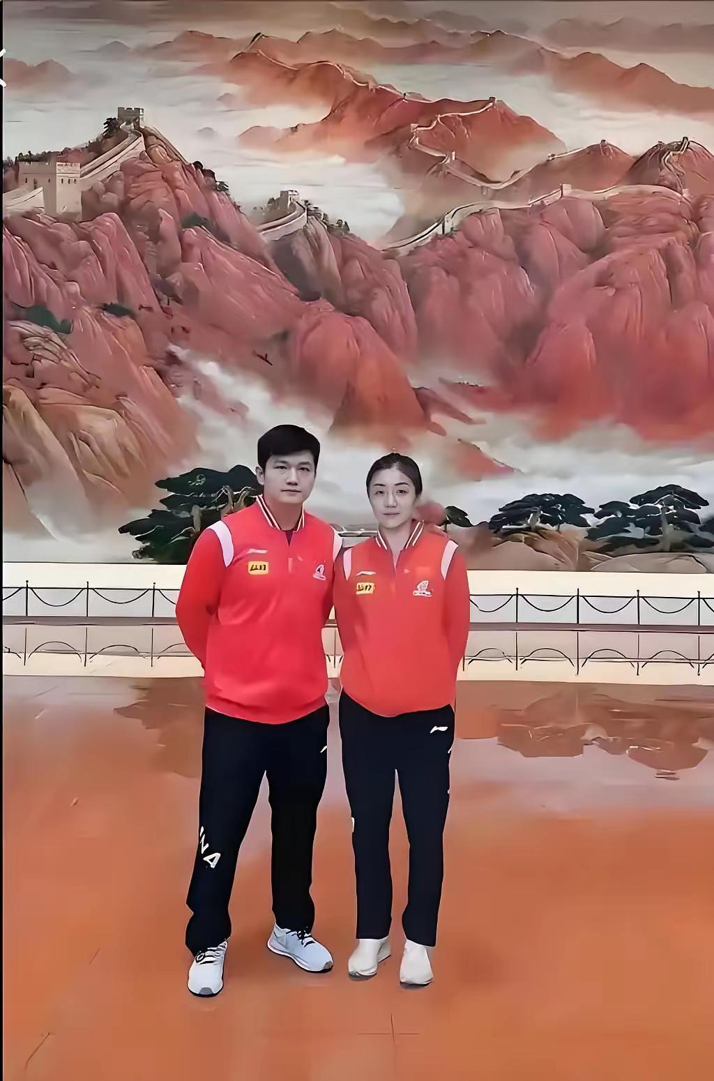 二位奥运会冠军合影，非常有气质
