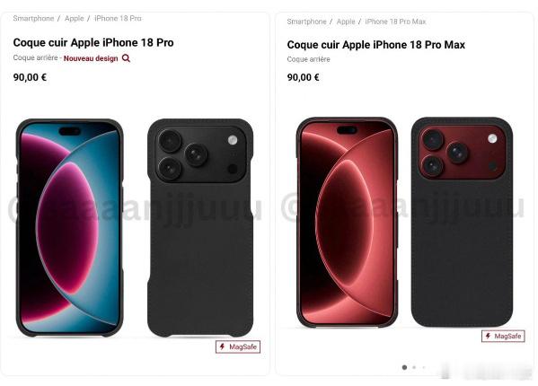 iPhone18ProMax手机壳曝光从渲染图看，正面边框进一步收窄，Pro M
