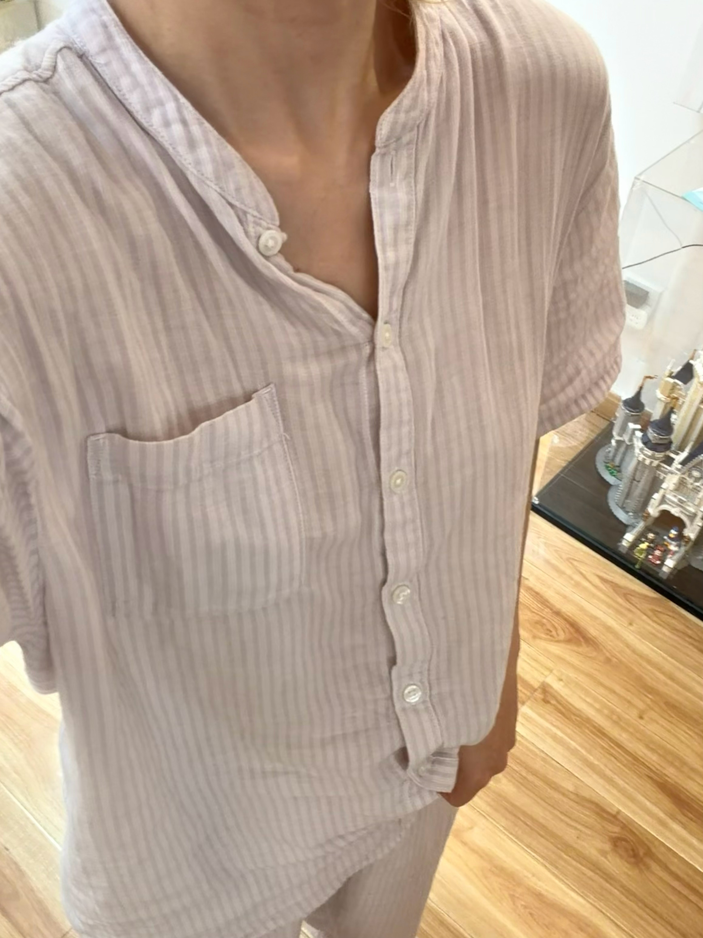 muji这个睡衣真的就是好穿 脱不下ktt另外一个版也上了 我又买回来换着穿最近