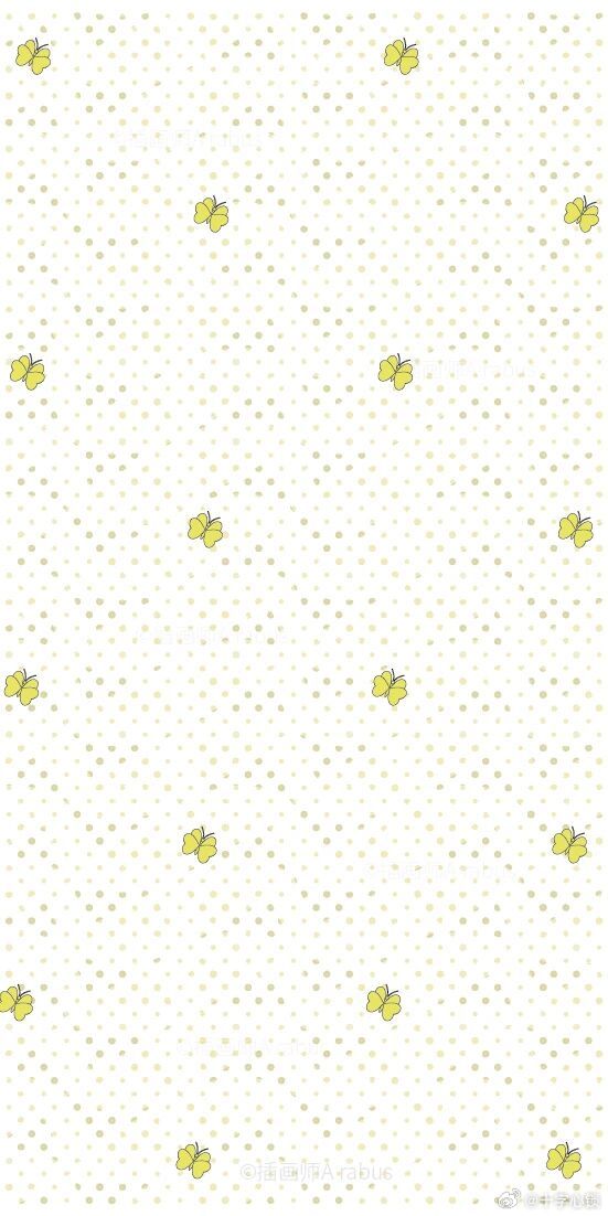 WeChat ｜ ins简约可爱蝴蝶聊天壁纸 