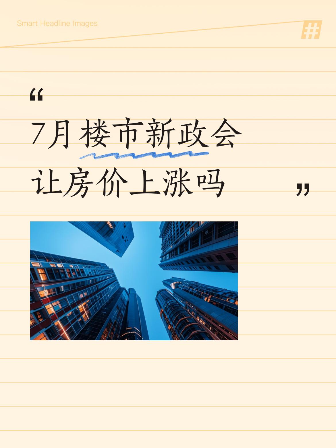 7月楼市新政会让房价上涨吗20套少了，你应该买200套
