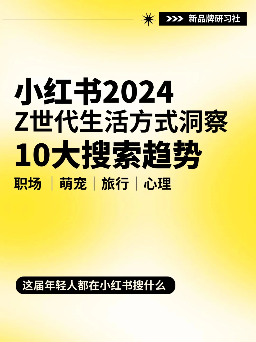 年轻人兴趣偏好‼️202410大搜索趋势