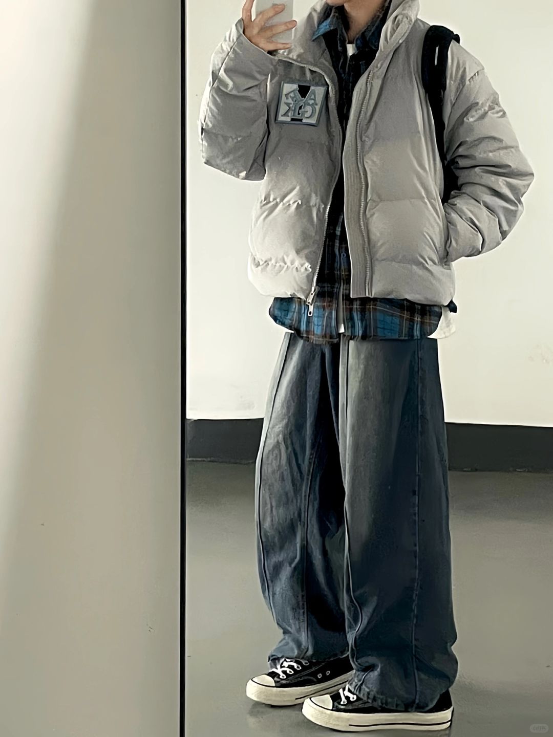 ⛄️冬日氛围感战衣！蓝灰搭复古又显白！爱住！