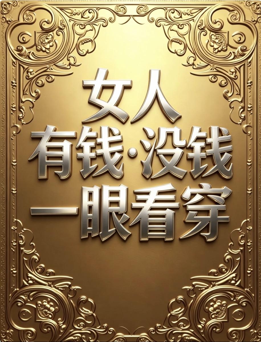 女人，有钱没钱，一眼看穿

有钱的女人：
想买就买，不纠结吊牌价。
没钱的女人：