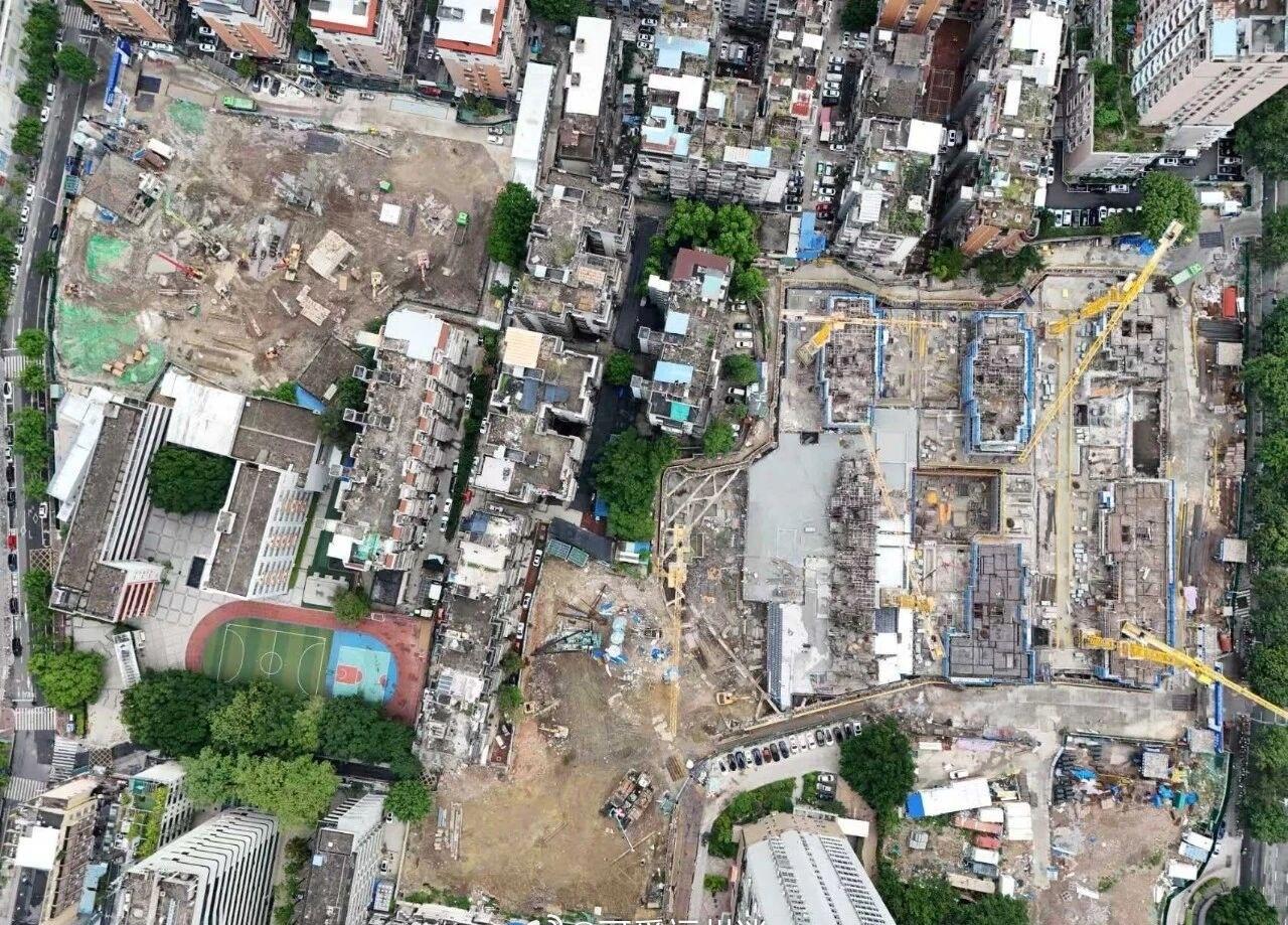 / ◌五一路榕发金屏垱项目进展，南地块已出地面