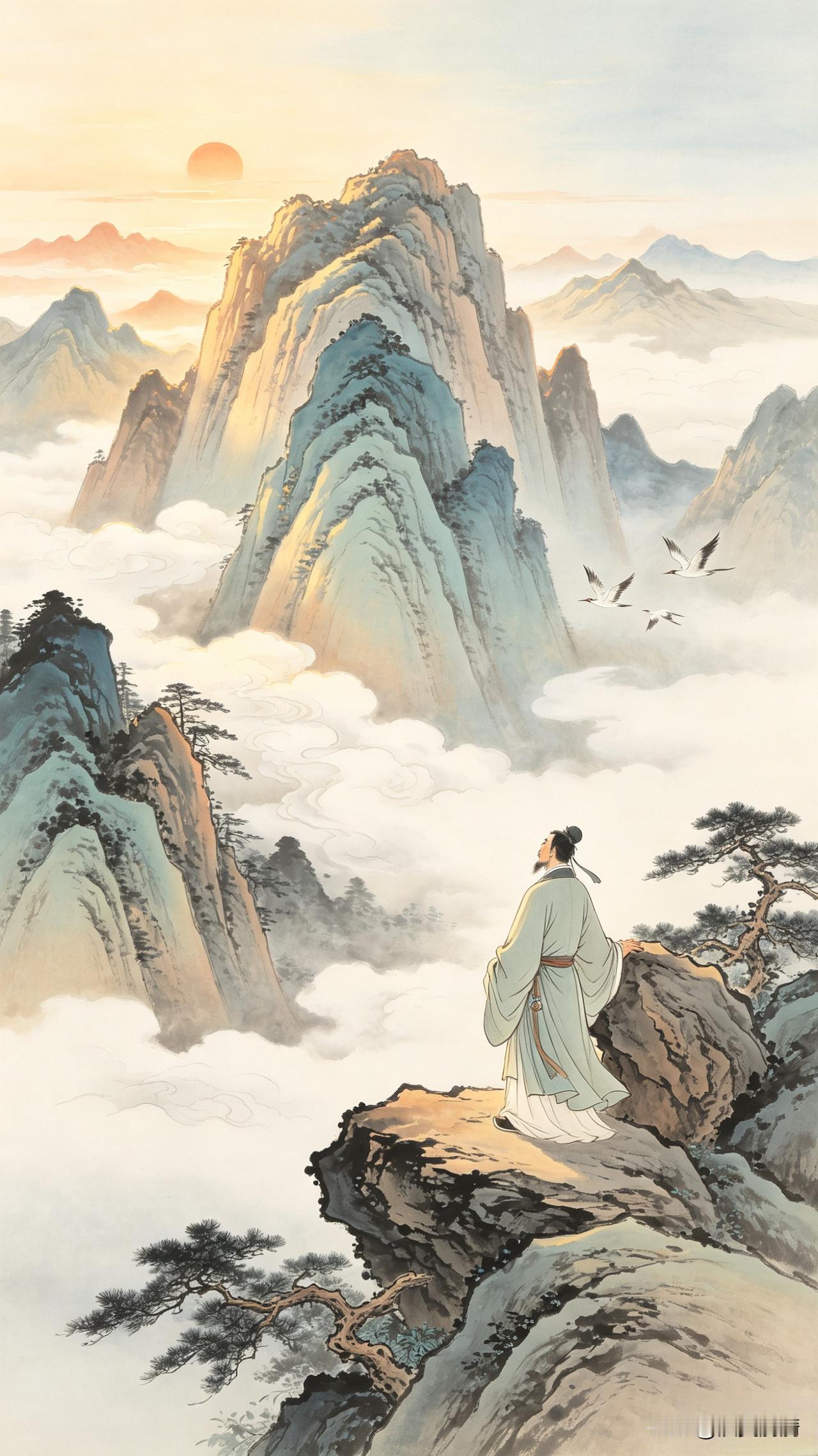 《心如明镜，不染尘埃；身似孤云，自在卷舒》

得失不系心，荣辱岂惊神。
人言随风