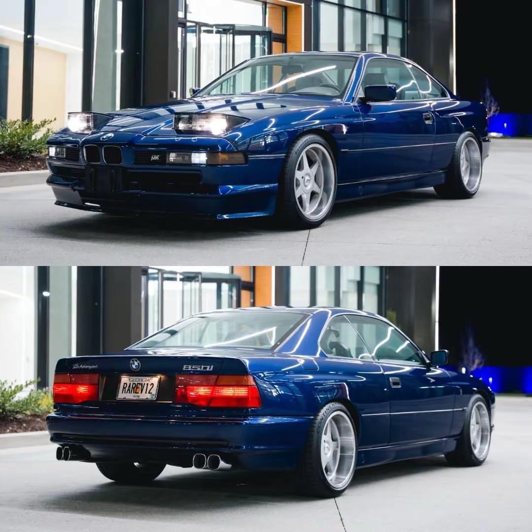 这台1991款宝马850i，诞生于宝马品牌向旗舰GT领域全力进军的年代，是一款兼