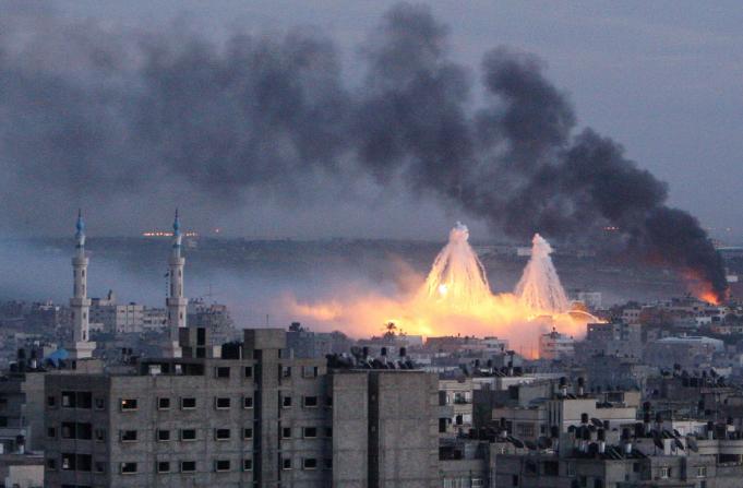 以色列使用被禁用的磷弹轰炸黎巴嫩，违反了安全理事会第1701号决议、停火协议和国