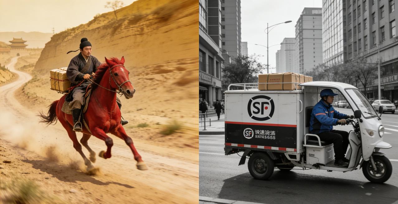 上联∶古有快马送信，请对下联今凭捷网传情