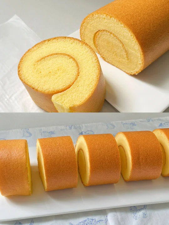 原味蛋糕卷✅做了几百条蛋糕卷终于悟了❗️