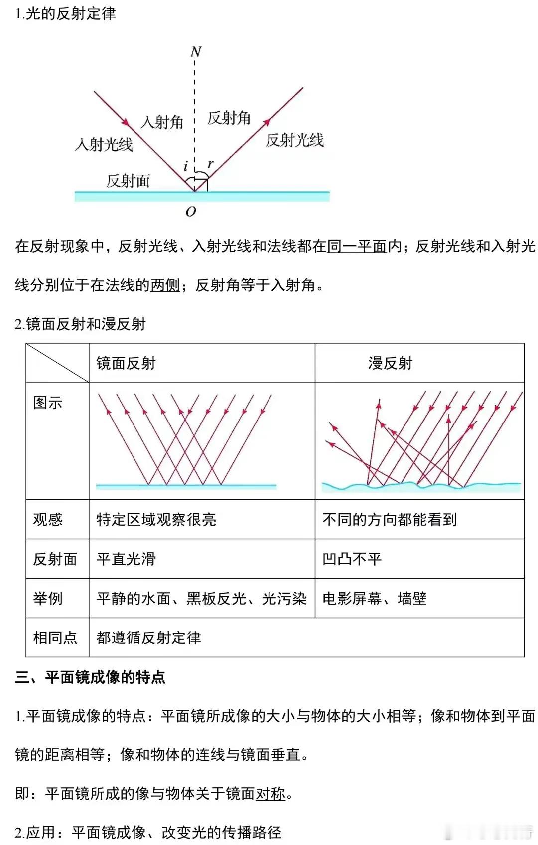 八年级物理上册核心知识梳理，建议收藏（下） 