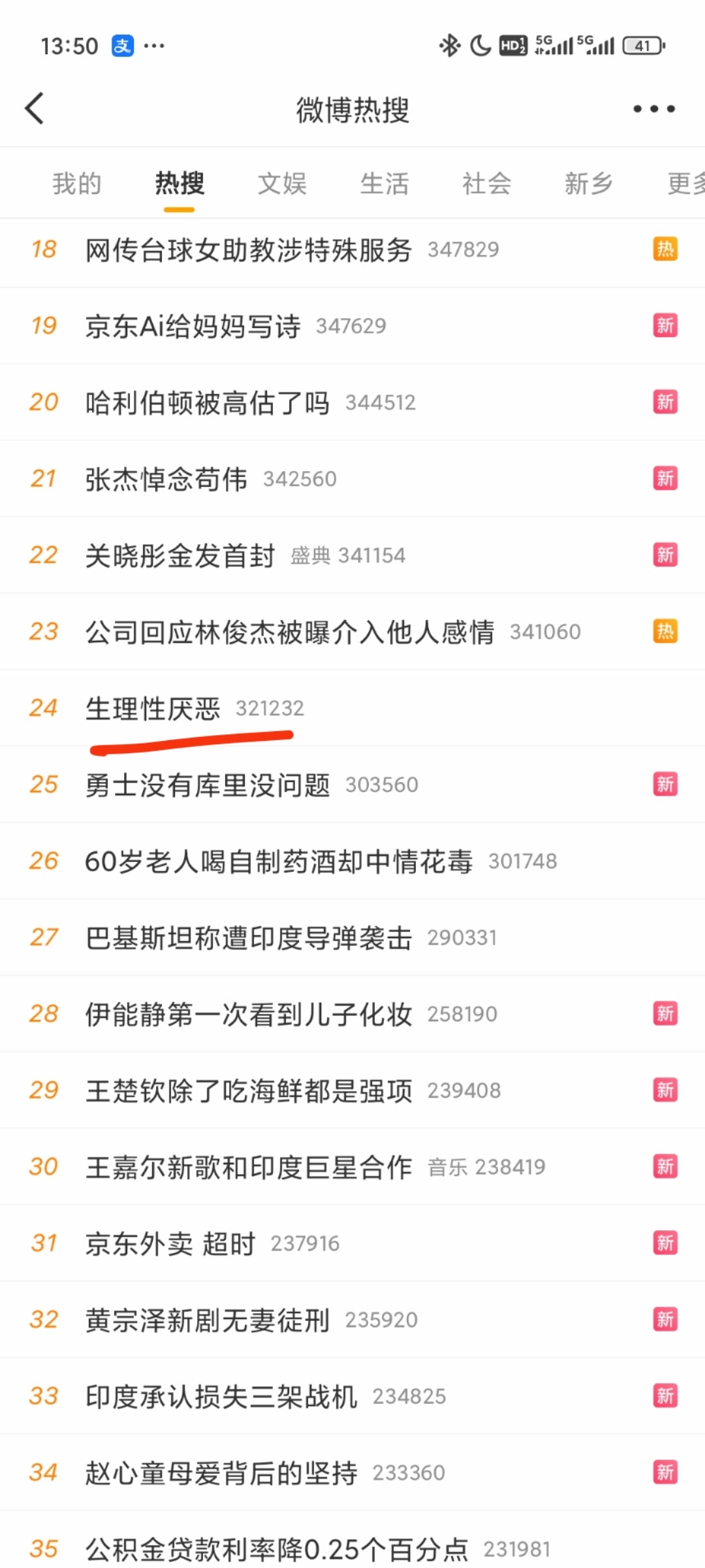 #生理性厌恶# 请问一下，为什么突然大家都开始讨论各种：生理性喜欢，生理性讨厌等