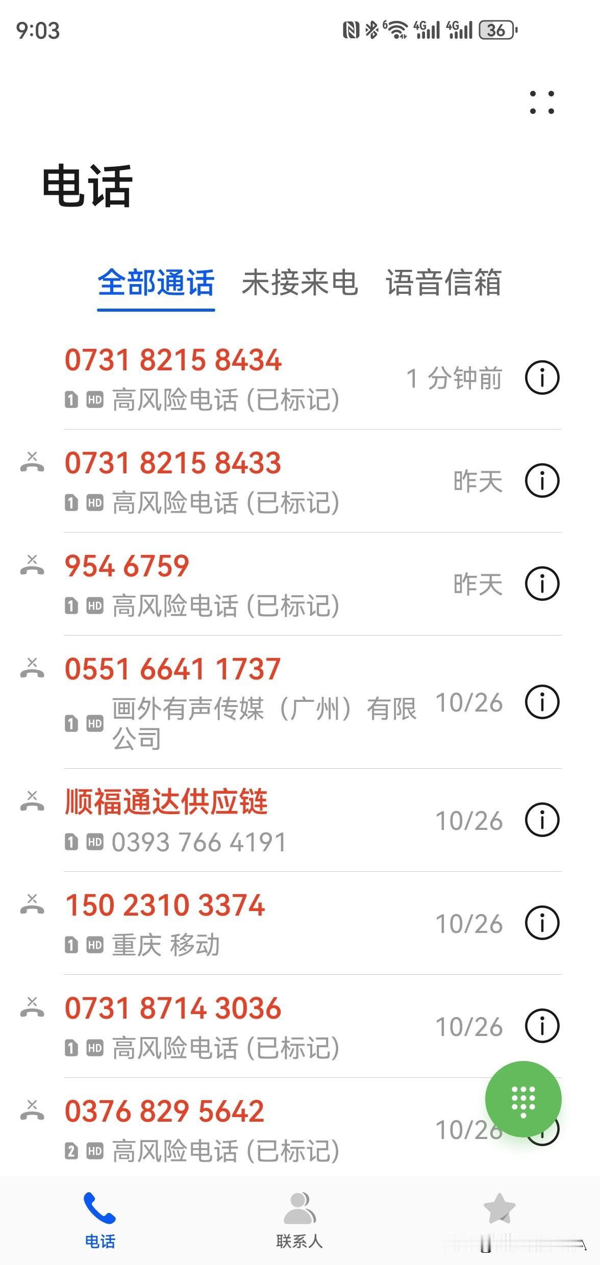搞不懂这种骚扰电话为啥会这么多…

简直如滔滔江水，连绵不绝！[石化][石化][