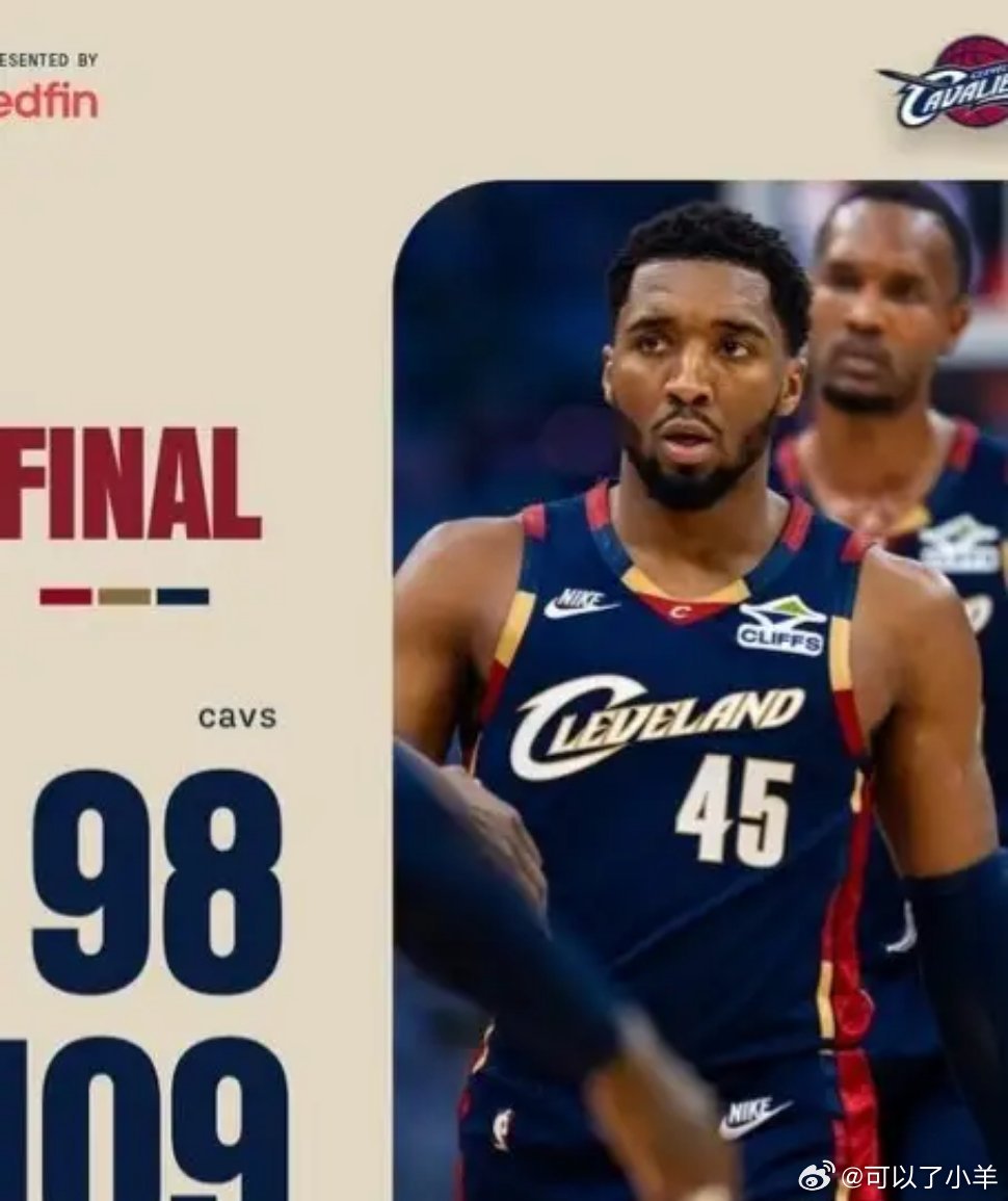 凯尔特人战胜骑士东部强强对话，骑士98：109遗憾输球，米切尔30+7+5，哈登