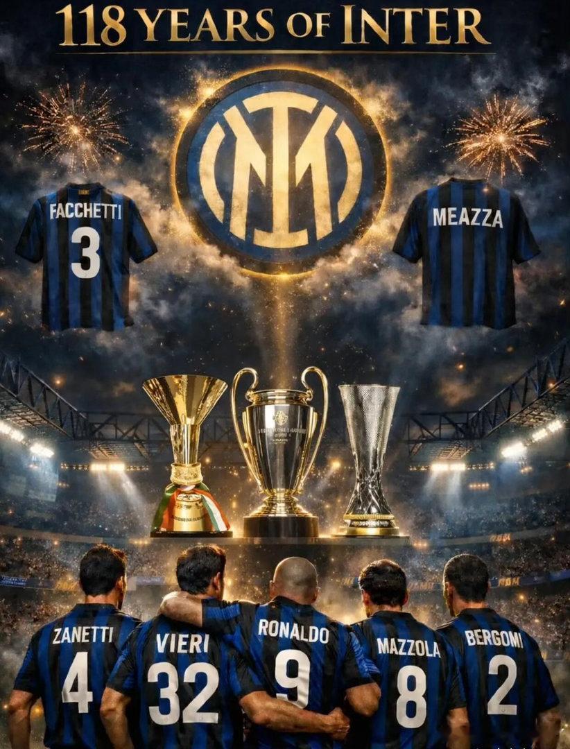 国际米兰  国米诞辰118周年，朋友们的国米偶像是谁？||当年偶像外星人罗纳尔多