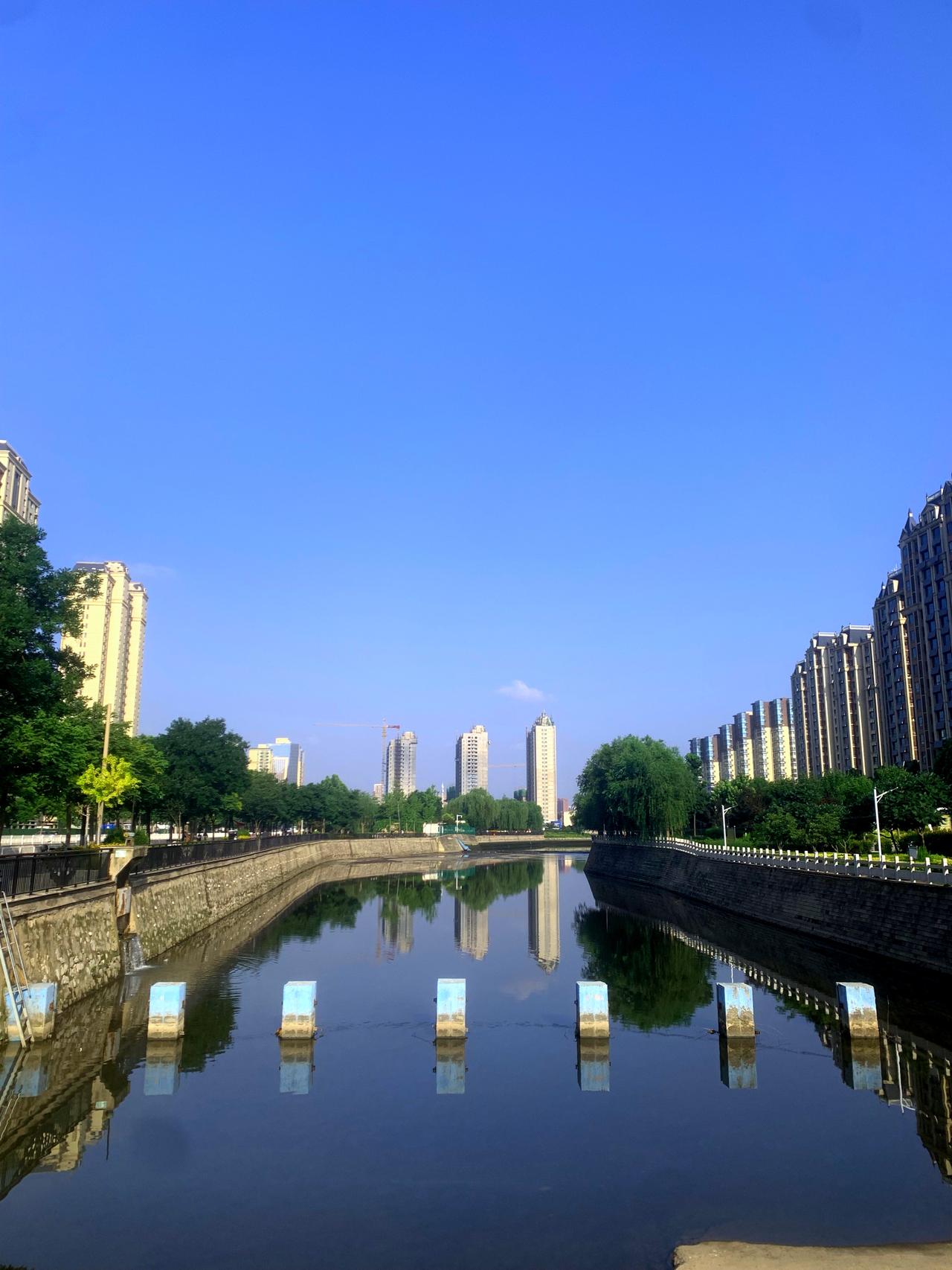 夏日生活打卡季早晨出去散步，感觉不但空气凉爽，而且天空也变得比夏天高了，这才是秋