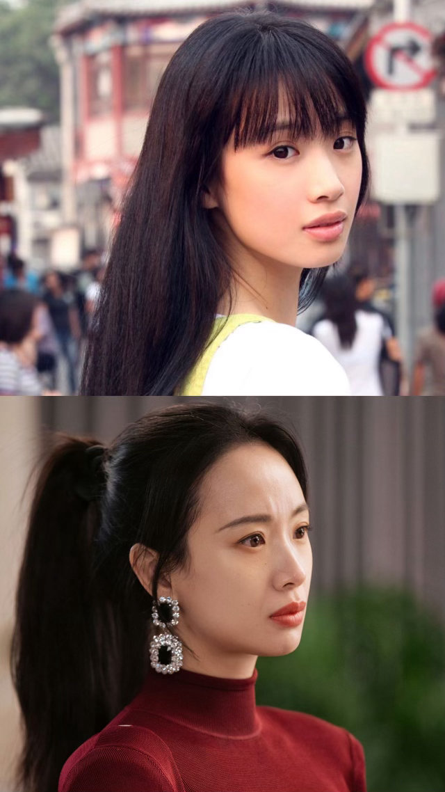 李梦早期居然是文艺小白花 考古李梦的感觉像是看了两个演员。一个在戛纳穿蓝裙笑得很