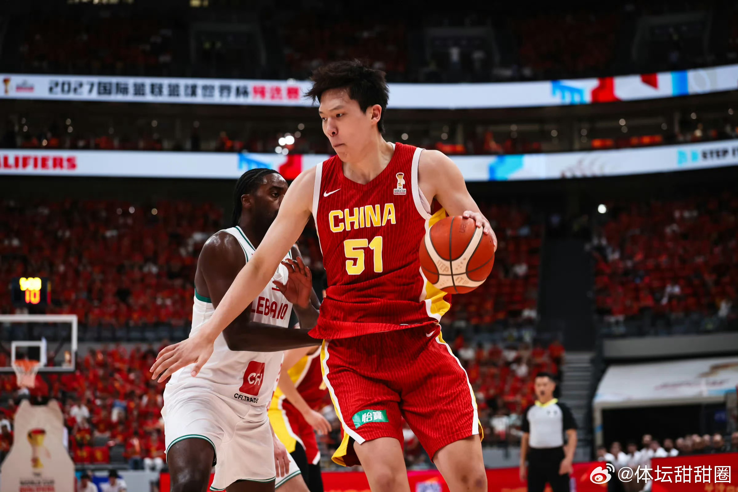 中国男篮战胜黎巴嫩男篮 2027男篮世界杯亚洲区预选赛第二阶段，中国男篮以89比