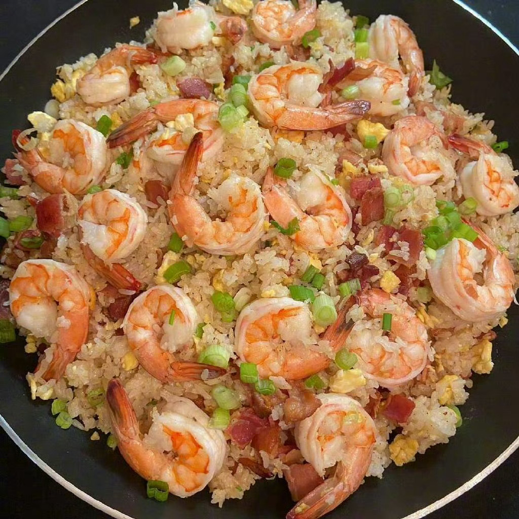今日早餐，盐焗炒饭。 南京