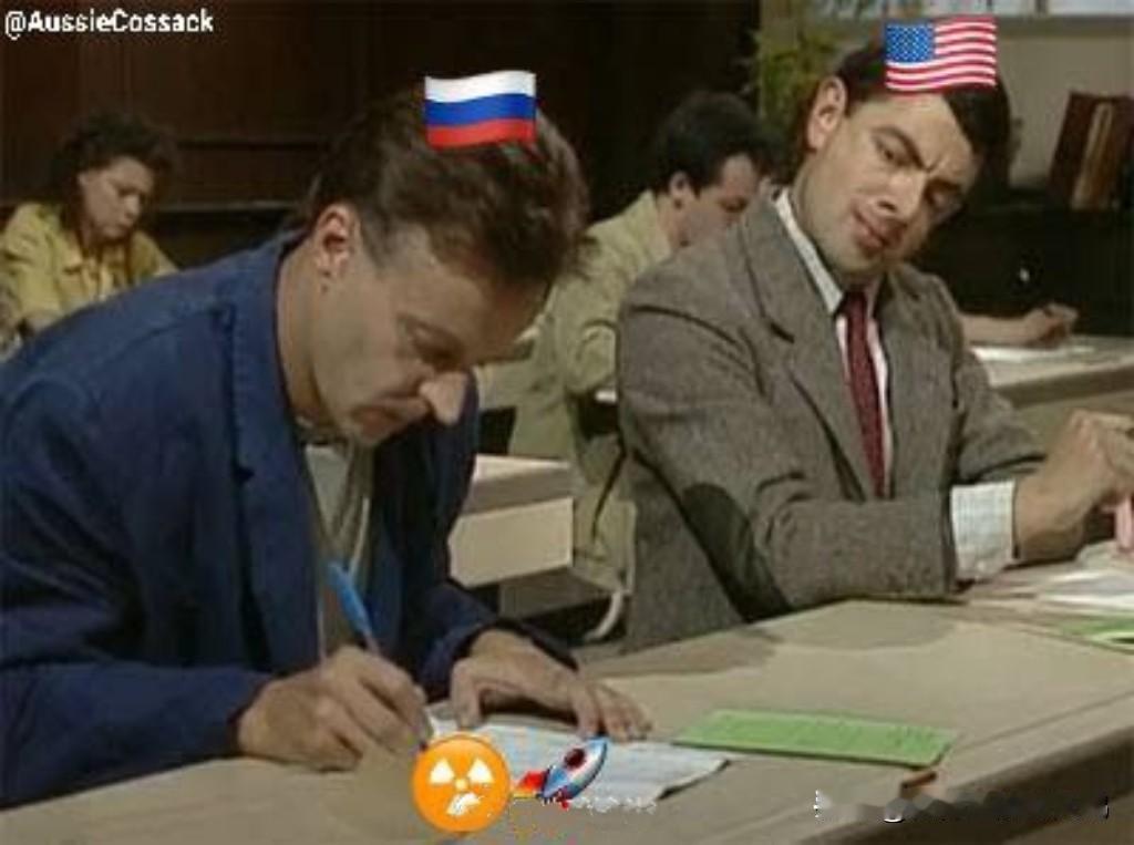 海燕飞时：“我们有很好的核潜艇在那儿！”

波塞冬游水后：“核爆！你们立即给我核