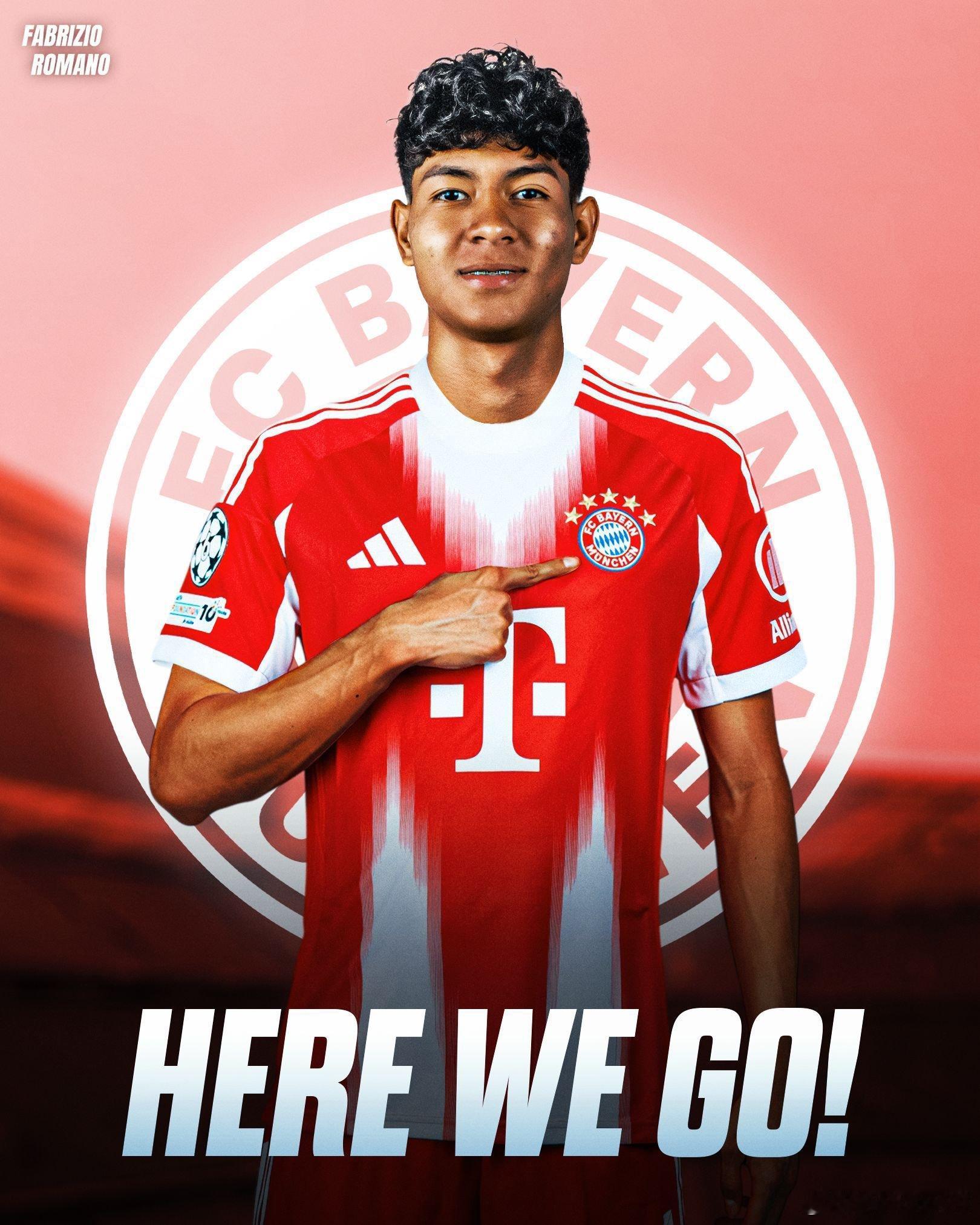 🚨❤️🤍拜仁慕尼黑與SD Aucas就簽下17歲厄瓜多中後衛維吉利奧·奧拉亞