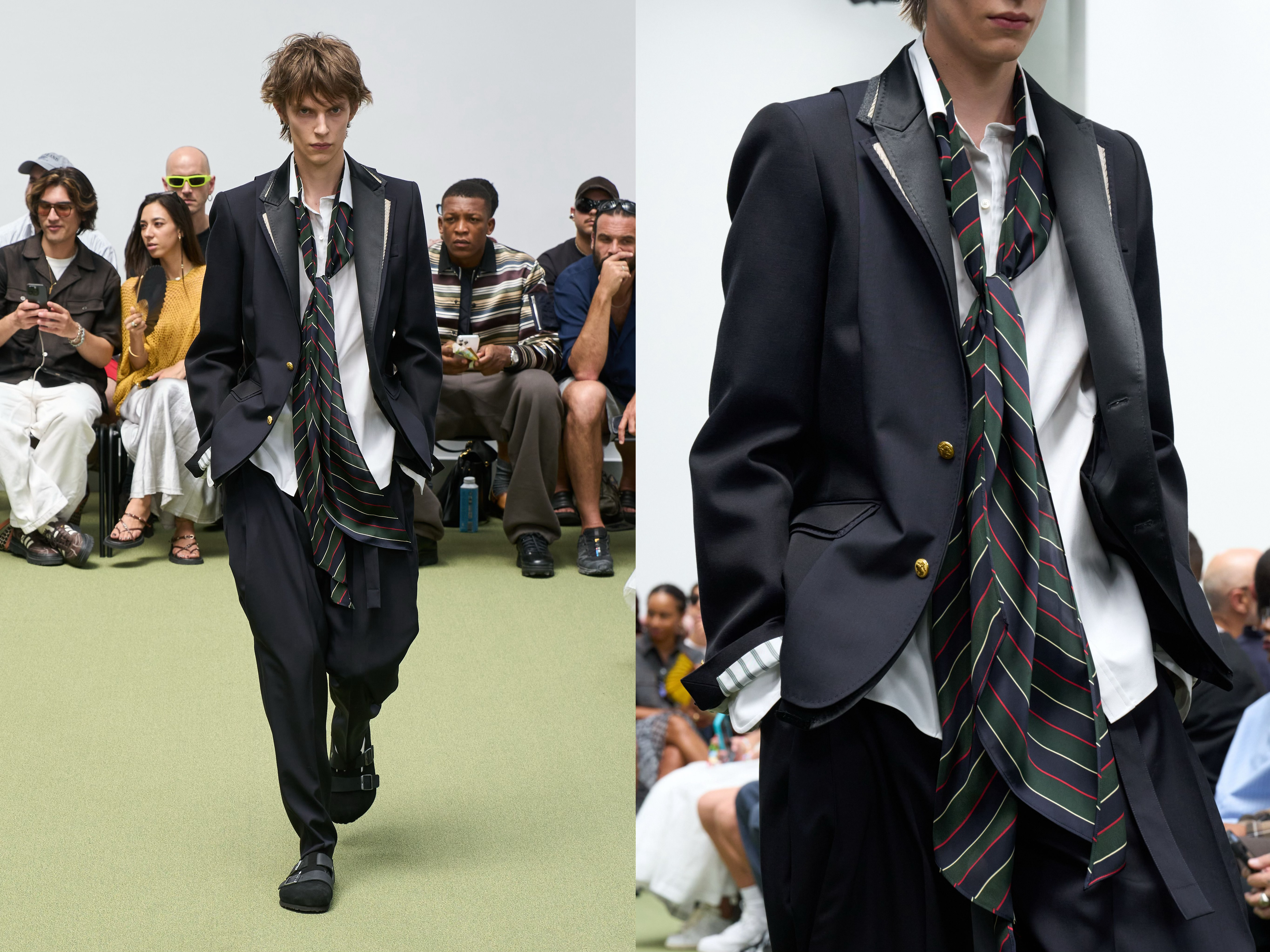 Sacai Spring 2027 Menswear     Sacai延续了其