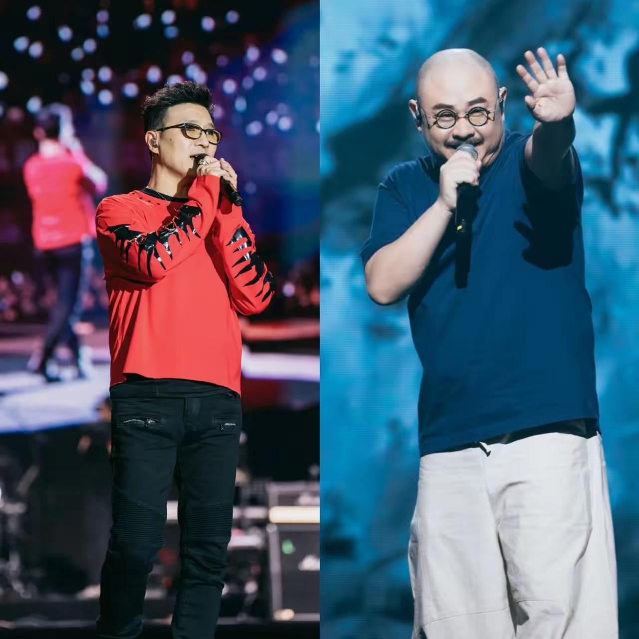 现在估计刀郎得一脸懵圈啦！
谁能料到，
汪峰演唱会跑调这事儿，竟让刀郎收获了满满