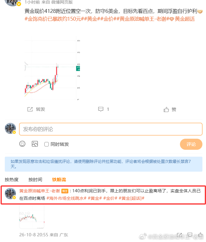 喵的发成评论了[允悲]海外市场全线跳水黄金金价黄金[超话] ​​​