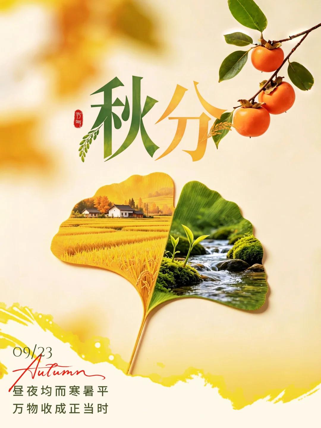 早安，恰逢秋分时节！秋露微凉，云淡风轻，泡一杯热茶，静赏满城秋色。走过春夏，我们
