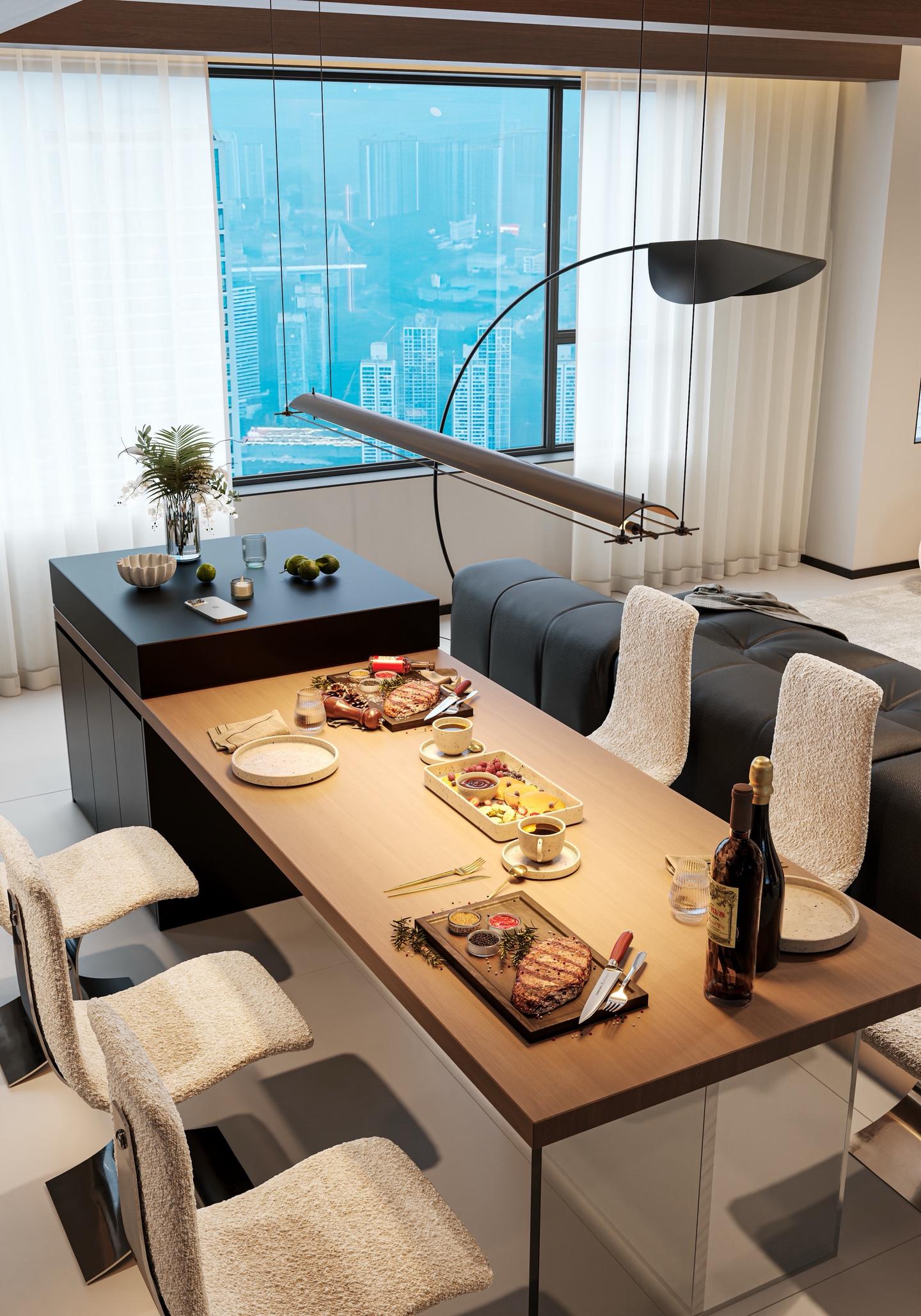 • 𝑳𝒀 𝑫𝑬𝑺𝑰𝑮𝑵 餐厅设计合集 不同尺寸餐厅🍴...