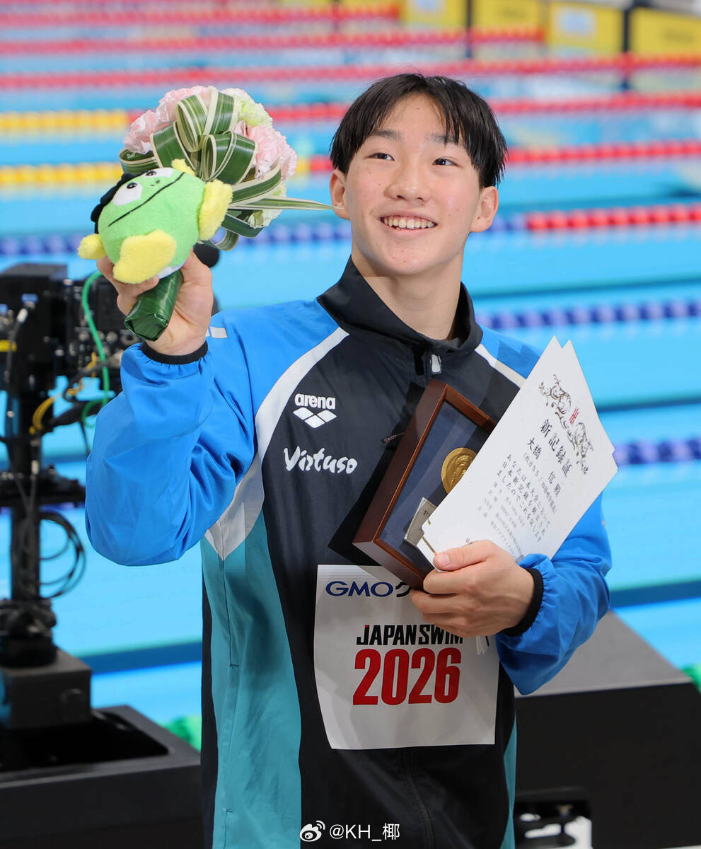 日本游泳锦标赛 本次比赛两名表现非常强势的新人，期待今年在成人国际赛场首秀表现大