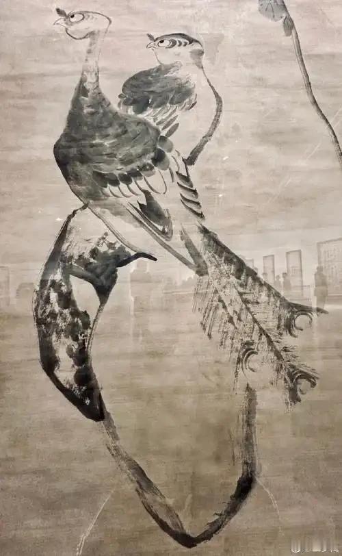 《墨禽志：八大山人的存在拓扑学》
南昌城西的梅湖在月光下泛着青铜色，八大山人纪念