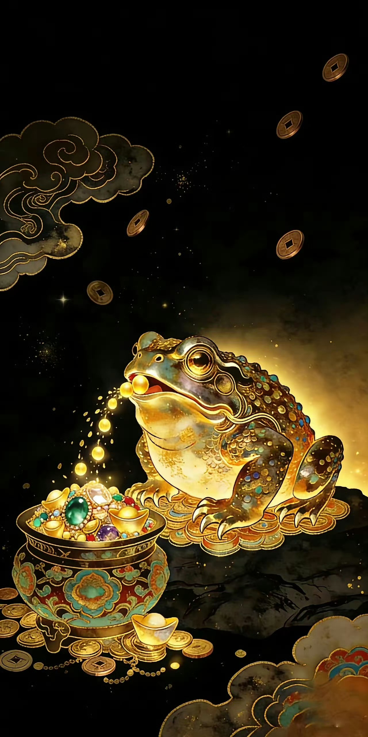 金蟾送财，见者有份！接不接？ 