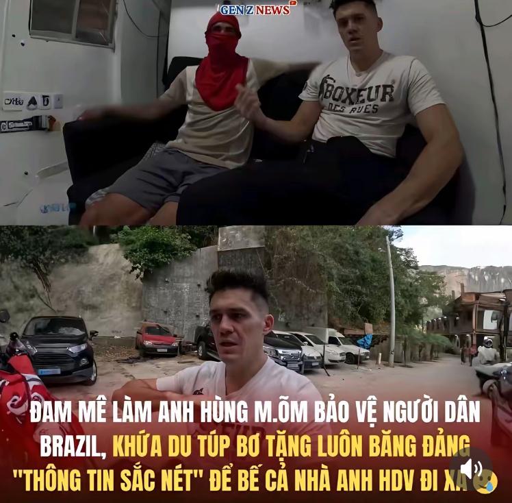 意大利博主偷拍巴西贫民窟
即使导游再三强调不能拍摄，因为会涉及当地帮派的问题，但