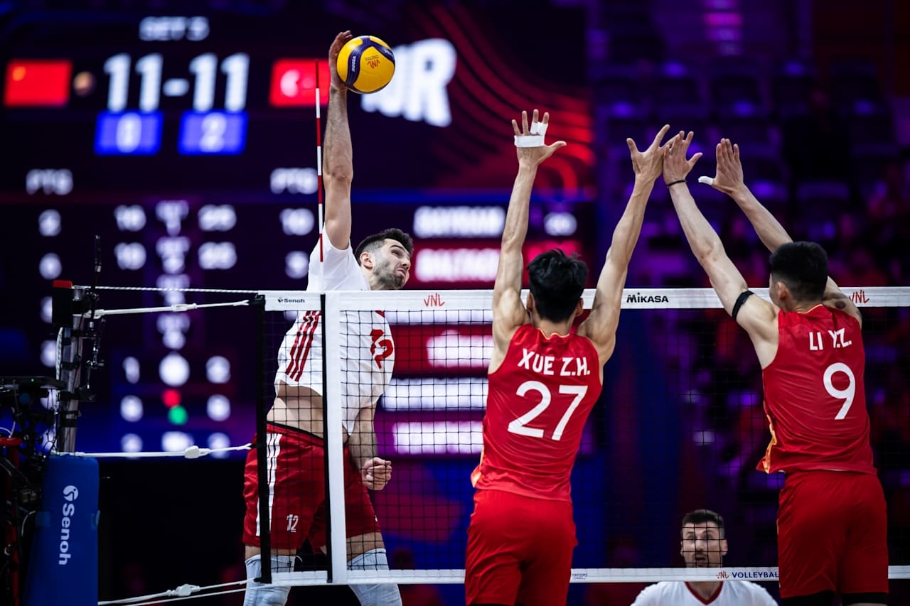 补发一组今晚对阵土耳其🇹🇷男排的比赛照片中国男排vs土耳其男排2026世界男