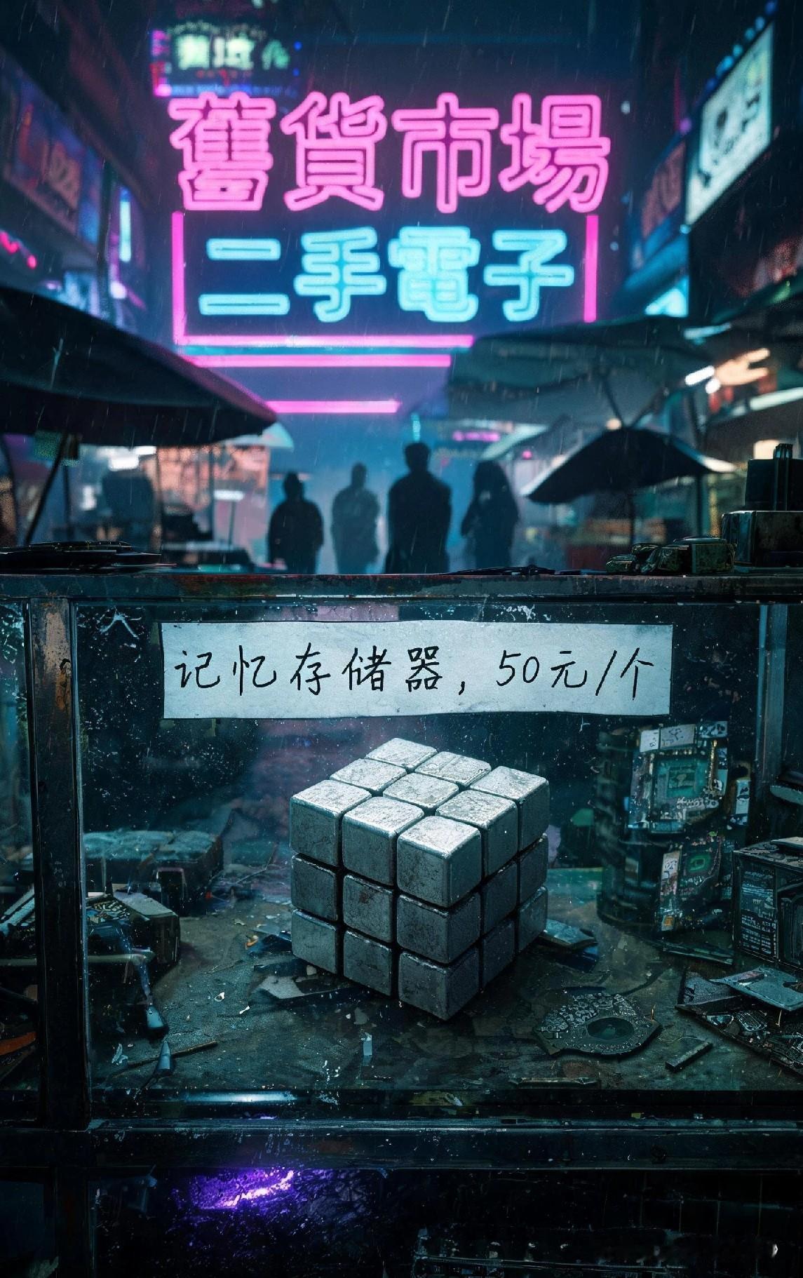 《我在二手市场，买到了奶奶的“人生备份”》



2045年，人类早就习惯了用“