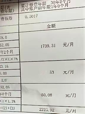 山东养老金！（纯数据推导版）
网上的图片，就只有这么多[呲牙]但并不妨碍我们分析