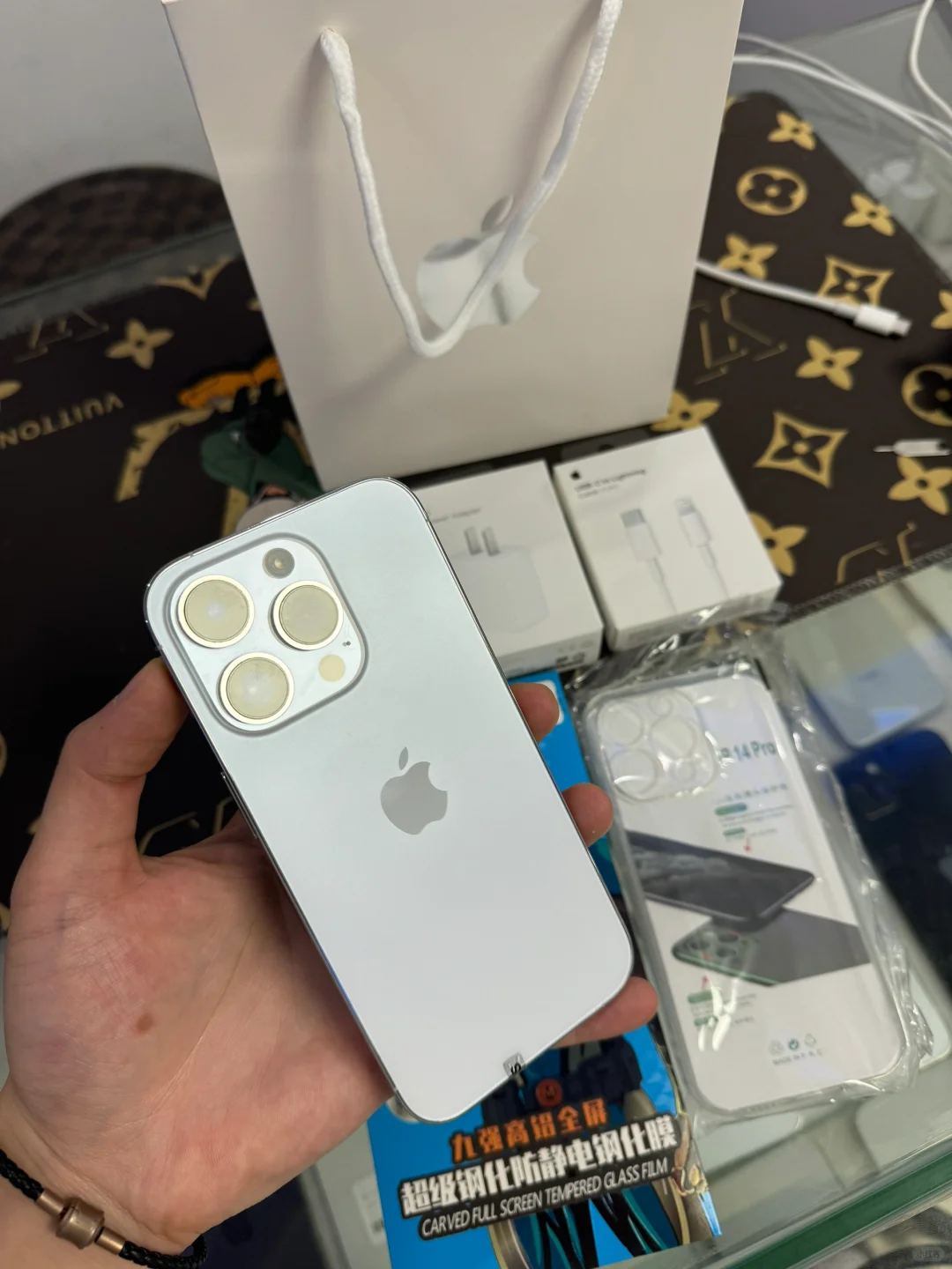 苹果14Pro白色256G国行原装 成色高