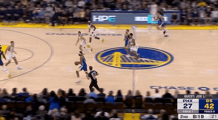 手感热的发烫！穆迪喜提生涯里程碑！
在今天NBA常规赛勇士对阵太阳的第二节比赛中