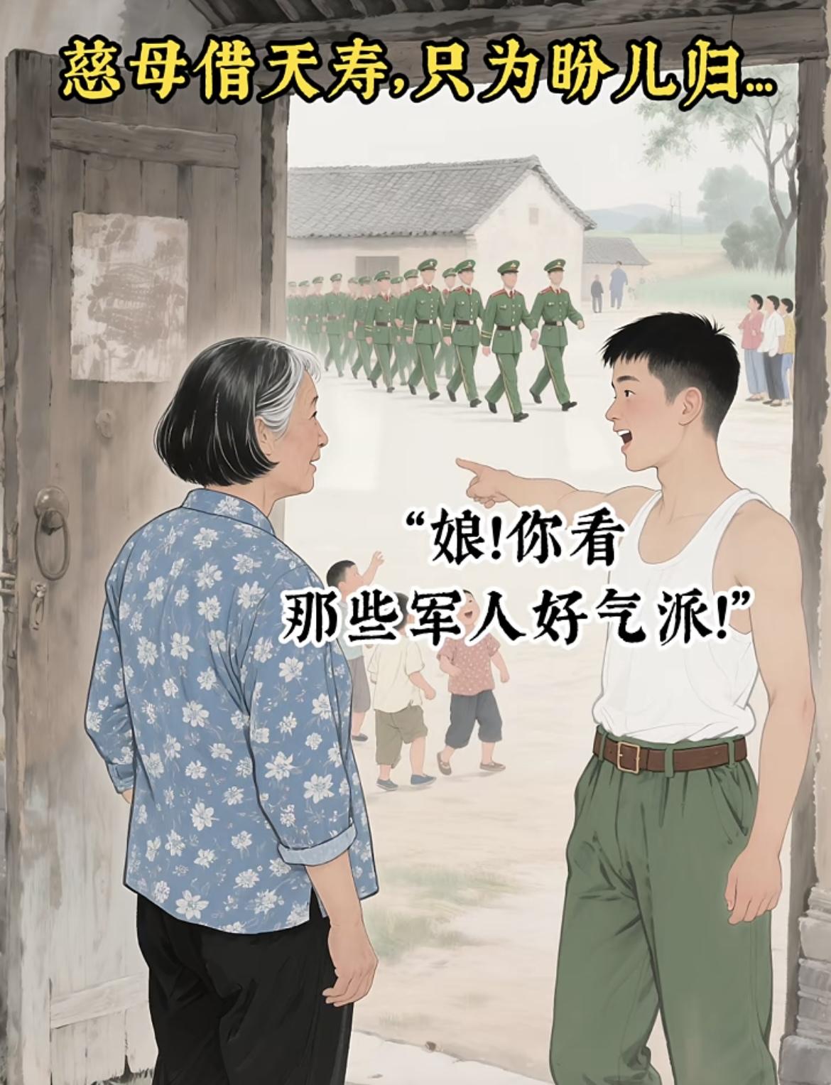 “ 娘，我想去当兵……”[吃瓜群众][吃瓜群众]