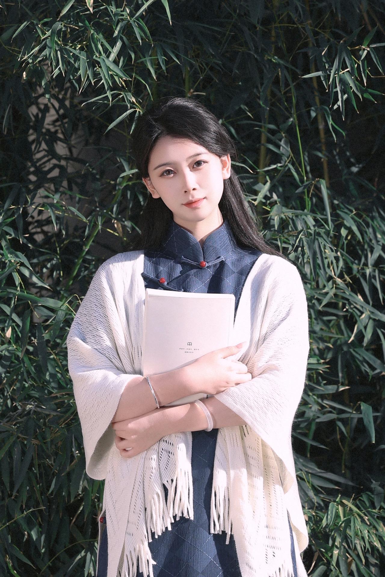 她文气些石家庄约拍 东方美学旗袍 中式美学