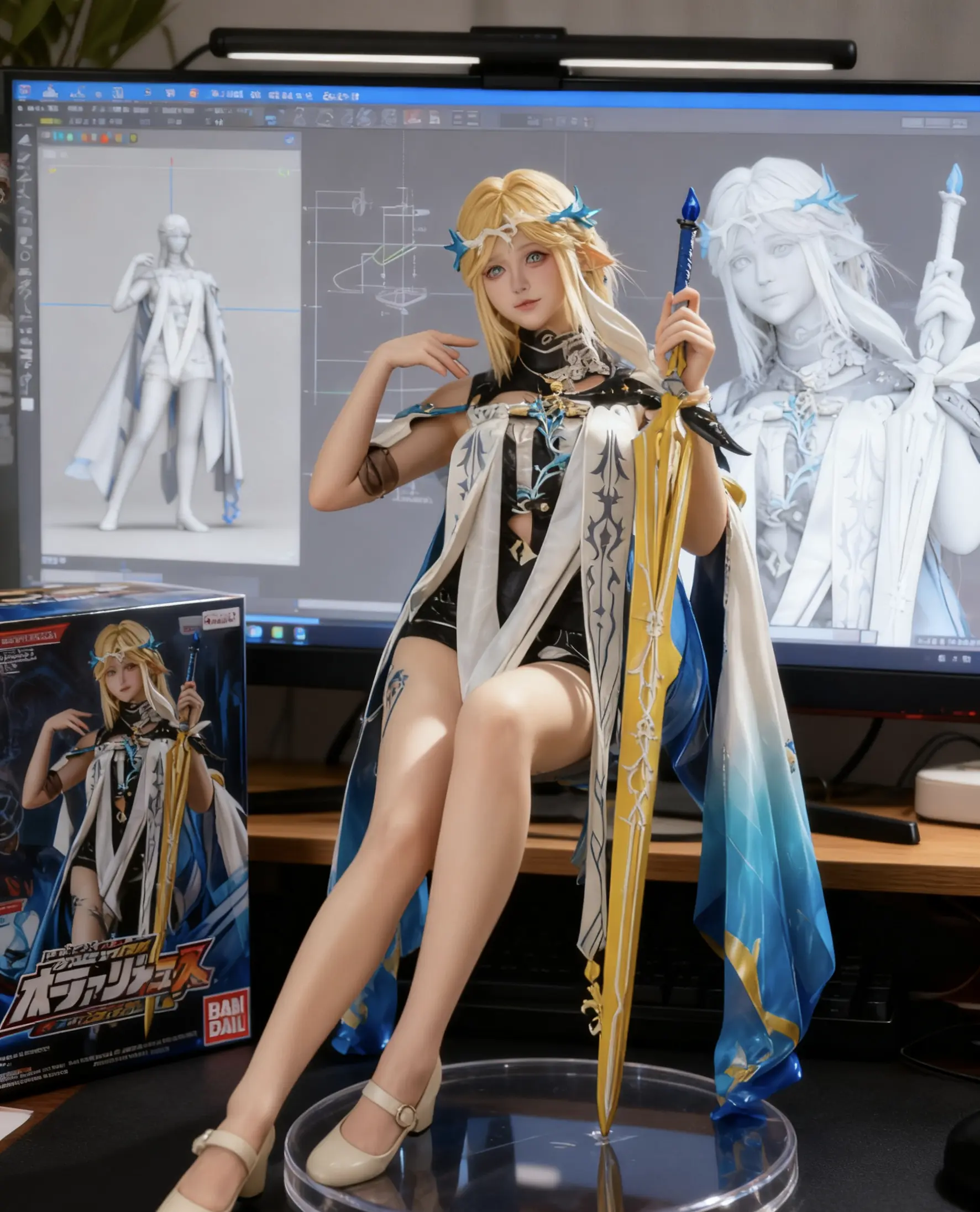 考斯普雷cosplay 鸣潮cos cosplay 这腿又长又白又细 cos手办