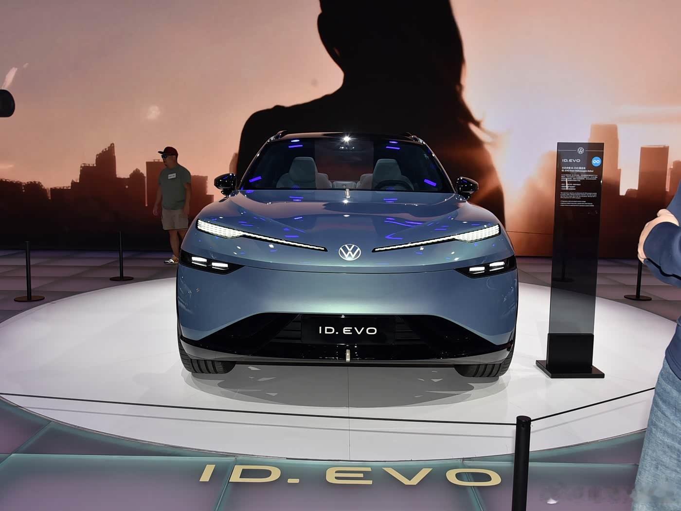 与众08没来，但是ID.EVO来了！这次广州车展南北大众+安徽大众共享展台，虽然