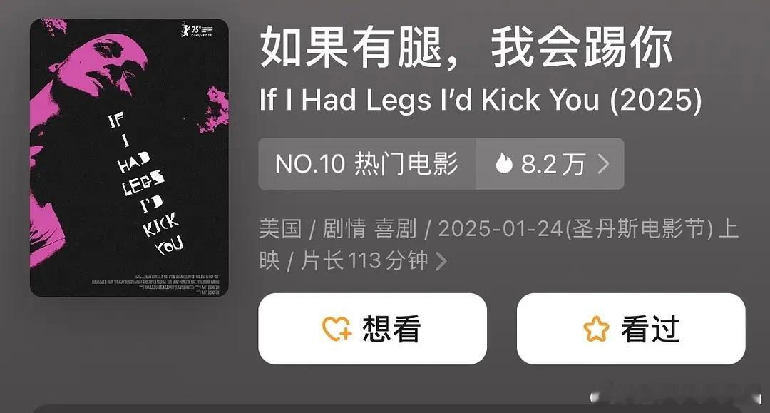 第75届柏林国际电影节最佳主角／银熊奖：萝丝．拜恩《如果有腿，我会踢你》，这是她