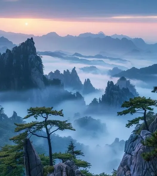 美图欣赏——登临黄山 - 亲睹夏日云海