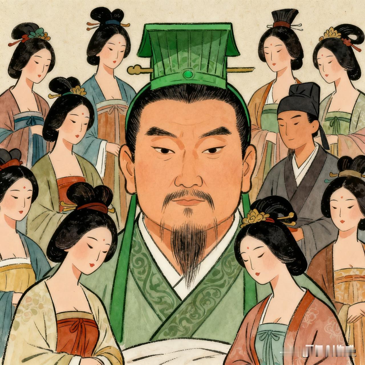 史上绿帽之王是齐国宰相田成子，他娶上百个老婆，故意催促门客天天去睡她们，最后生了