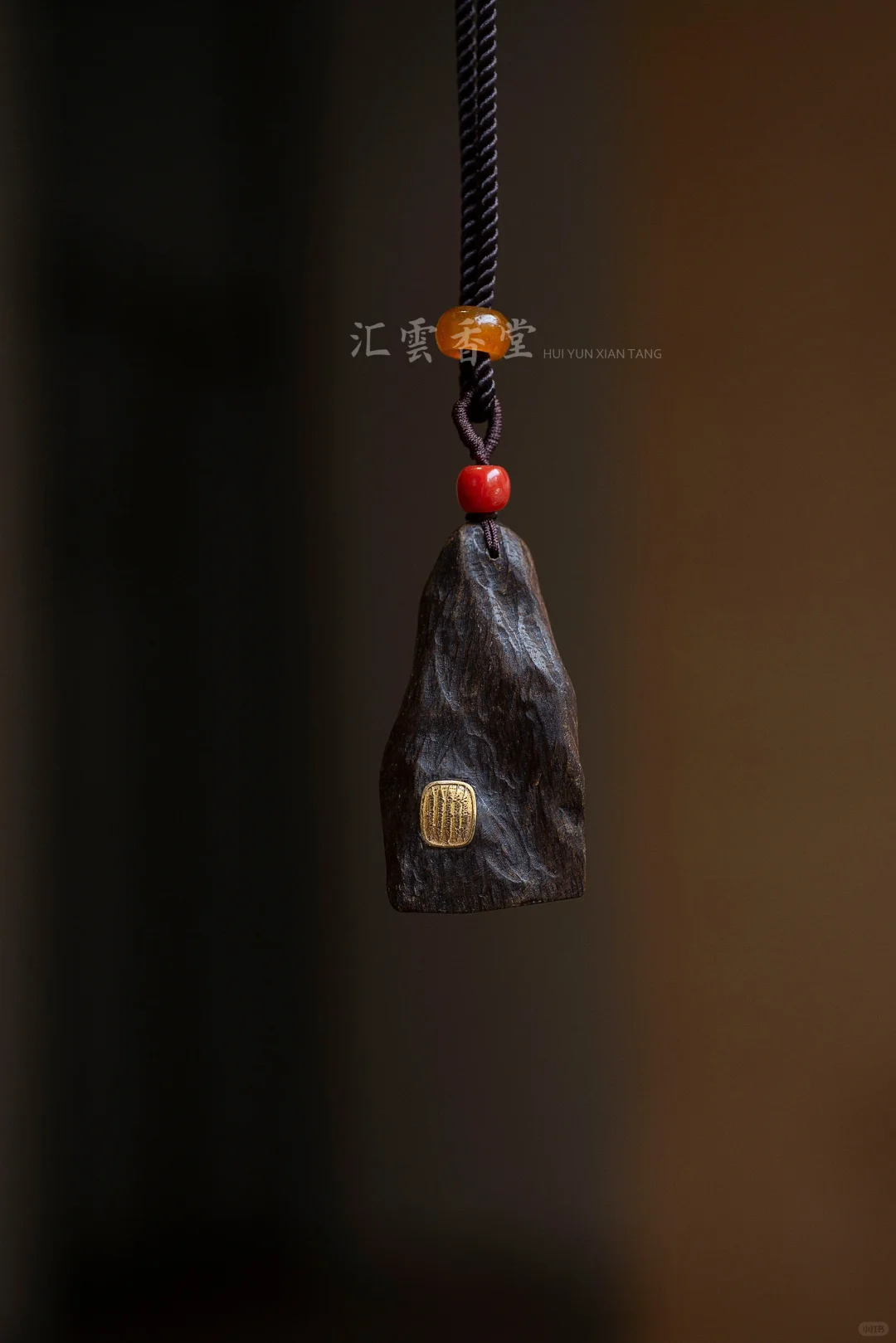 祝福不能少❤️五条经文沉香吊坠